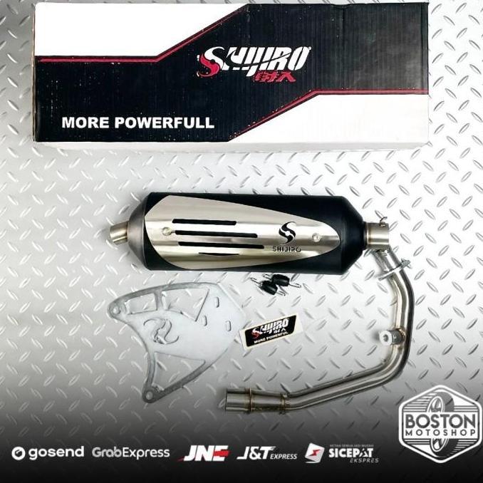 Knalpot Shijiro Standar Racing Vespa Sprint Primavera LX S