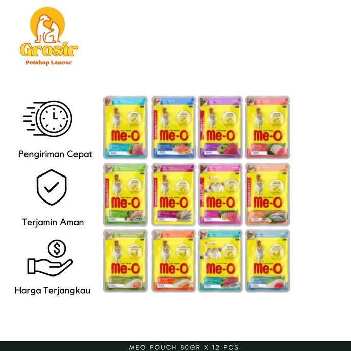 DITAMENSEE - MEO SACHET ADULT/KITTEN 8GR DUS 12PCS - WET FOOD CAT FOOD