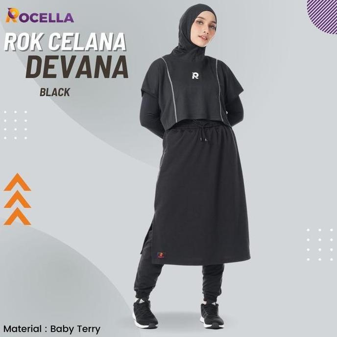 Rok Celana Olahraga Wanita Muslimah Size Jumbo Celana Rok Senam Sport