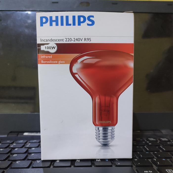 Bola Lampu Terapi Philips 100 Watt Lampu Infrared Philips 100 Watt Original Dan Terpercaya