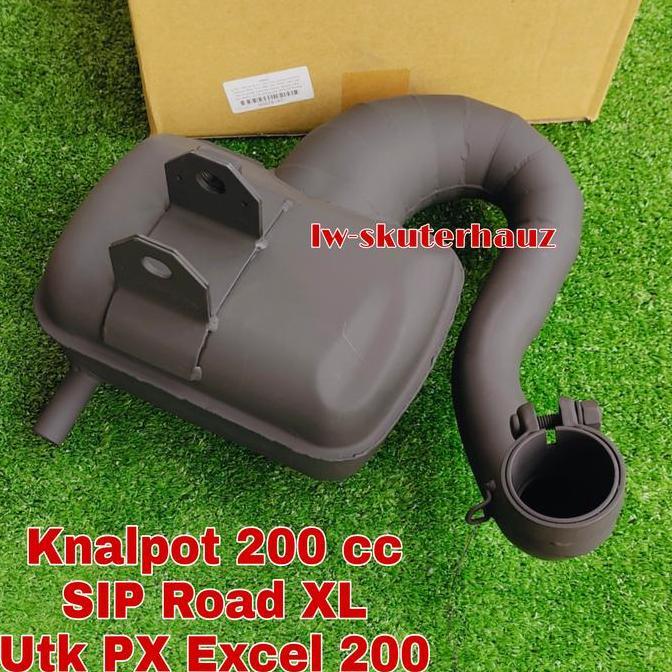 Knalpot Bigbox SIP Road XL by SIP Germany utk PX Excel 200 Terlaris
