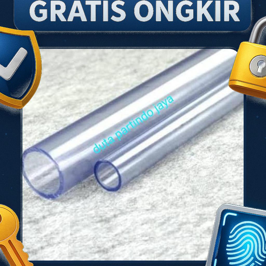 3 Inch Pipa Pvc Clear Transparan Sch 40