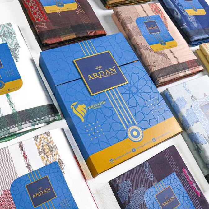 Diskon Ardan Sarung Motif Sjl Hitam Putih Songket Jaquard Luxury Tebal Lembut