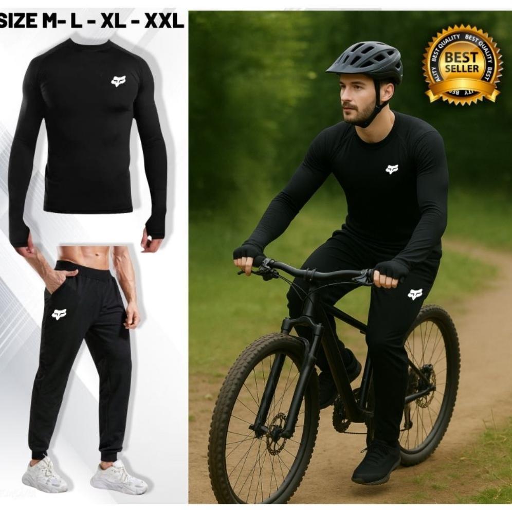 Setelan Sepeda Gowes MTB Setelan Pakaian sepeda unisex (pria wanita) Setelan baju dan celana gunung 