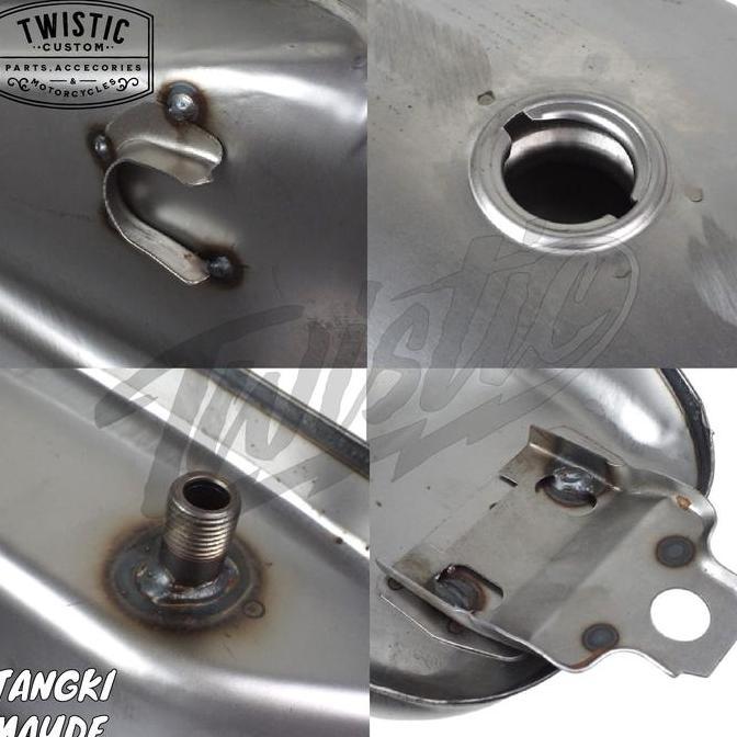 Tangki Tengki Bensin Press Maude Model Bratstyle Japanese Style Motor Yamaha Scorpio SR400 Suzuki Th