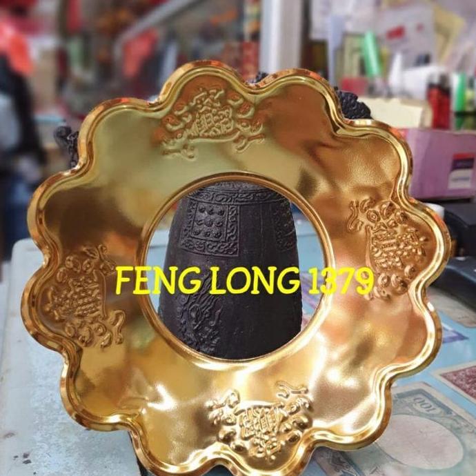 Tempat Dupa Hiolo Piring Abu | Lidah Hiolo | Wei Lu Hiolo Warna Emas
