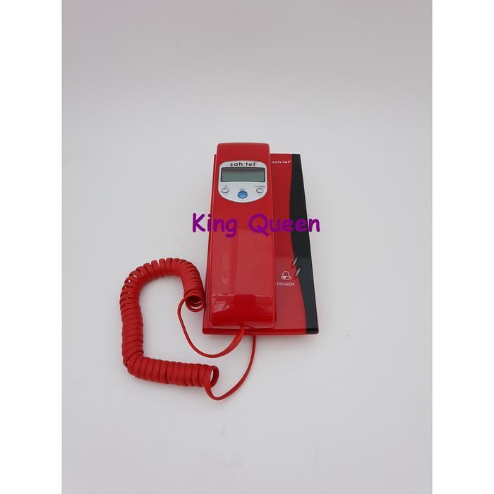 HOT SALE Telepon gagang SAHITEL S35 Putih / Telepon Kabel Sahitel S-35 - Putih