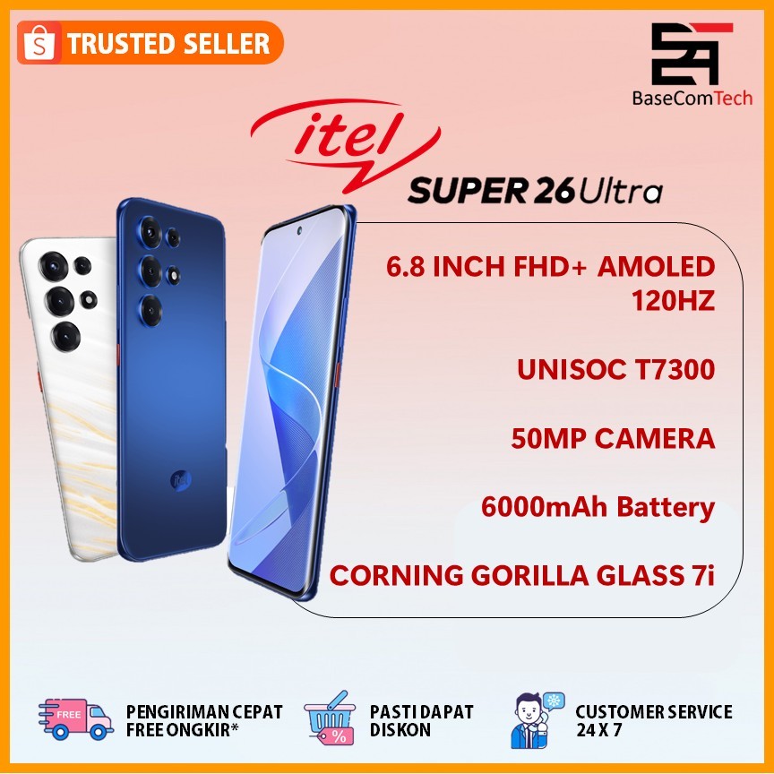 ITEL S26 ULTRA | 8GB 256GB | Unisoc T7300 | 6.8 AMOLED 120 Hz CURVED | 6000 mAh