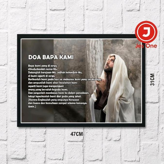Hiasan dinding Doa bapa kami(JUMBO)