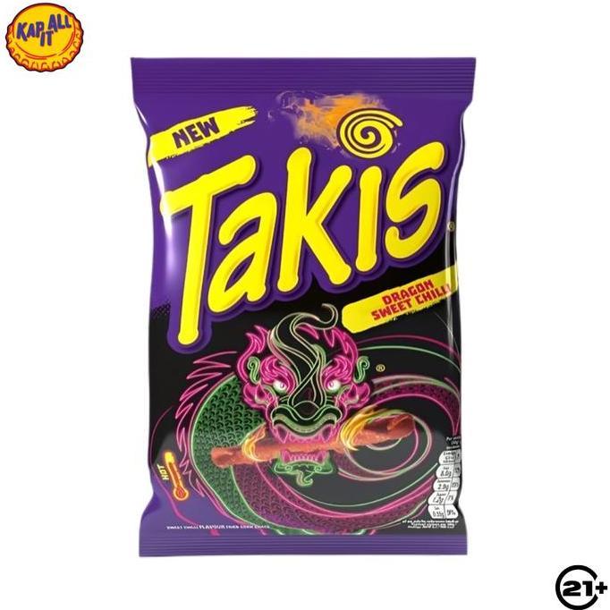 TAKIS DRAGON SWEET CHILLI 3.25 OZ - SNACK IMPOR USA
