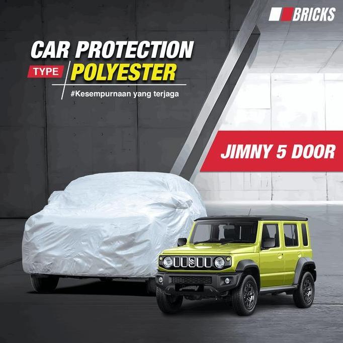 Promo Polyester Cover Jimny 5 Door Penutup Mobil Awet dan Tahan Panas -BRICKS Diskon