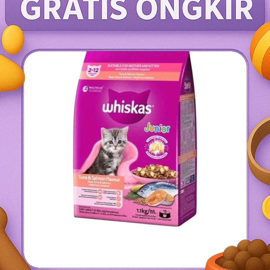 Whiskas Junior 1.1Kg Whiskas Junior Tuna Whiskas Junior Ocean Fish Whiskas Junior Tuna Salmon Whiska