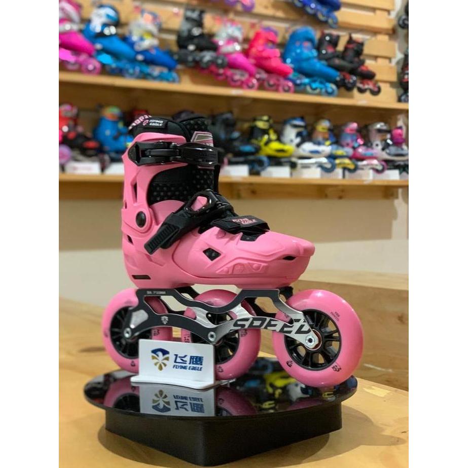 Sepatu Roda Inline Skate Anak Flying Eagle S7 Speed Pink