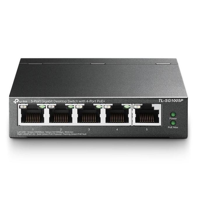 Tplink TL-SG1005P 5-Port Gigabit Desktop Switch with 4-Port PoE+