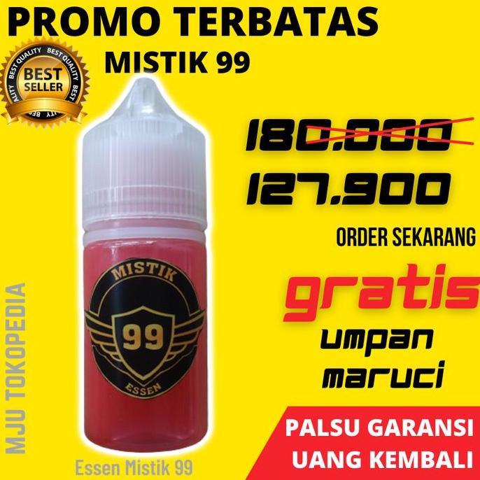 Essen Mistik 99 Esen Umpan Pancing Ikan Mas Patin Nila Bawal dll ORI