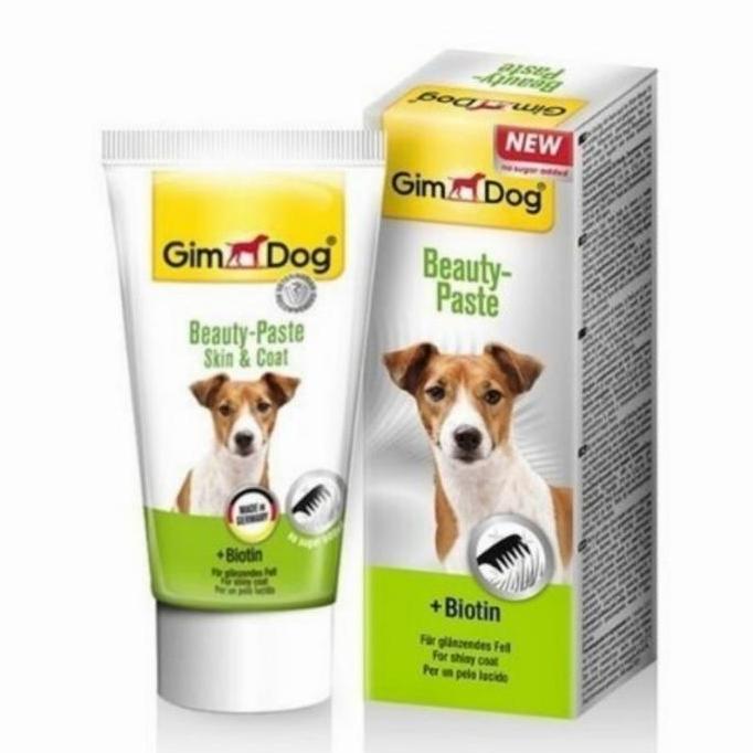 GimDog beauty paste Vitamin penumbuh bulu anjing  Bio Tin Gim Dog 50gr