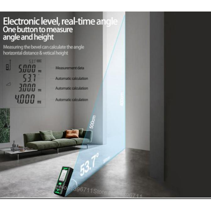 Sndway Meteran Laser Distance Digital 40 60 80 100 Laser Merah Hijau