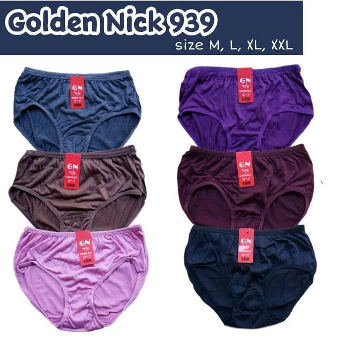 rismantor - Golden Nick Celana Dalam Pria Original Isi 1 Lusin