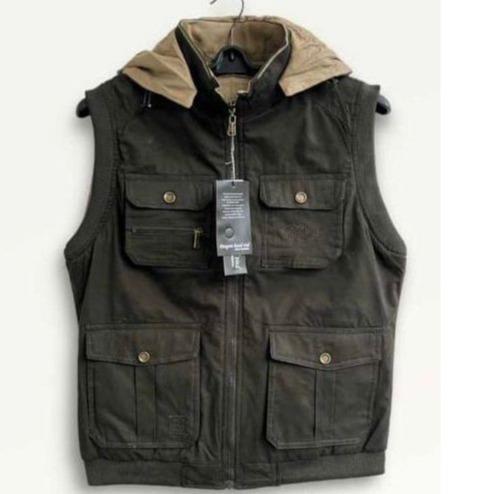 Rompi Pria Bolak Balik Import Pakai Topi Size Xl-6Xl/Rompi Katun Bolak Balik/Rompi Kanvas Import Pri