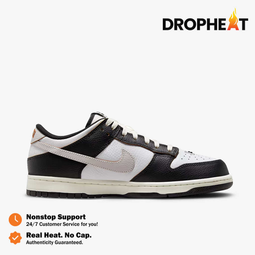 Nike SB Dunk Low HUF San Francisco Black White Grey Orange Authentic
