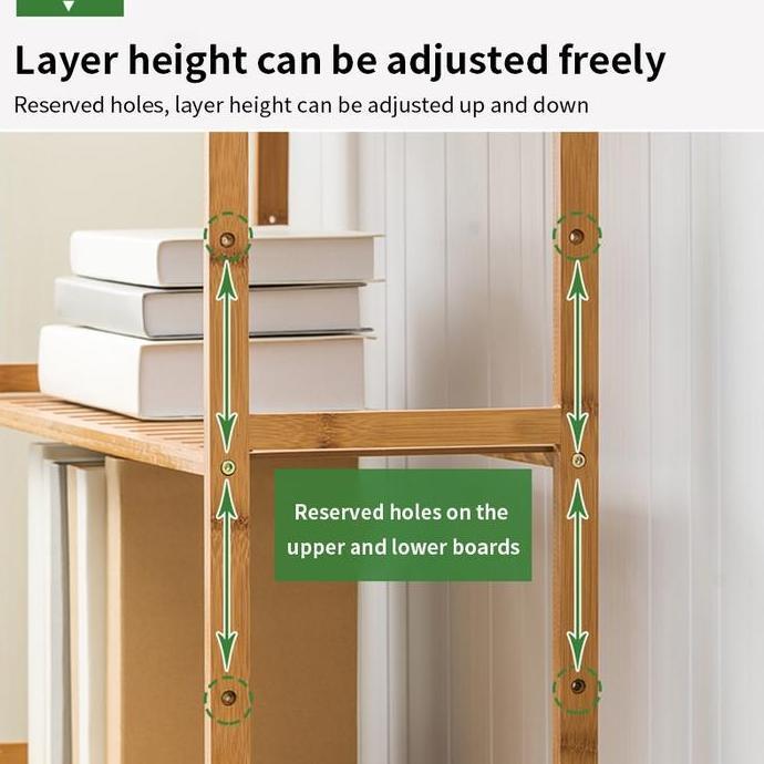 TERLARIS LOVE rak buku Rak aguna rak kayu jati belanda 3 susun rak kamar mandi rak sudut Rak ruang t