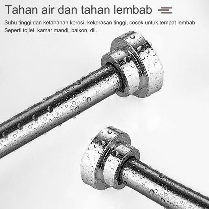 Tiang Jemuran Bahan Stainless Steel Tiang Fleksible
