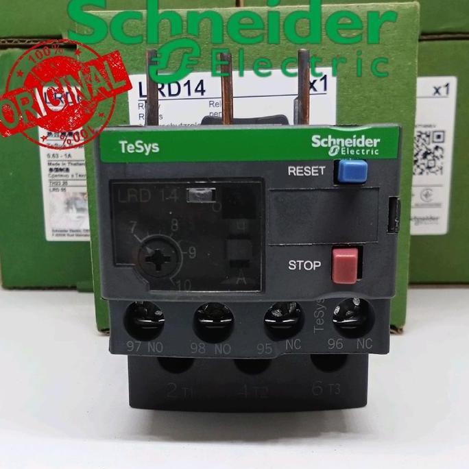 Overload Kontaktor Schneider New Original Lrd14 7-10A/Overload Schneider Lrd 14 Thermal Overload Sch