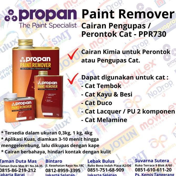 PROPAN PAINT REMOVER PPR-730 GOL
