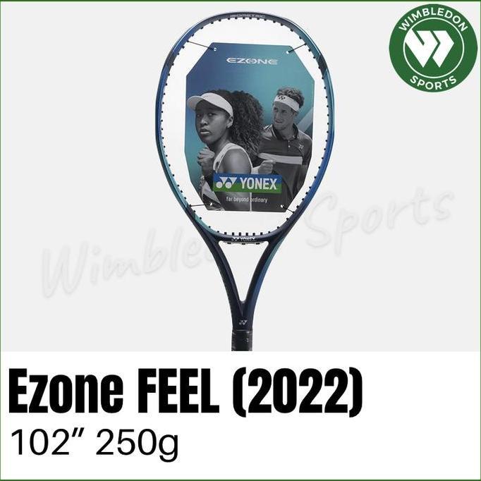 Promo Raket Tenis Yonex EZONE FEEL 2022 / Raket YONEX EZONE Feel Sky Blue Diskon