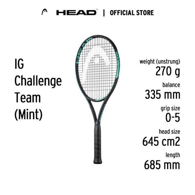 Promo HEAD Tennis Racket IG Challenge SC20 Series 2024 - Raket Tenis Terpasang Senar Diskon