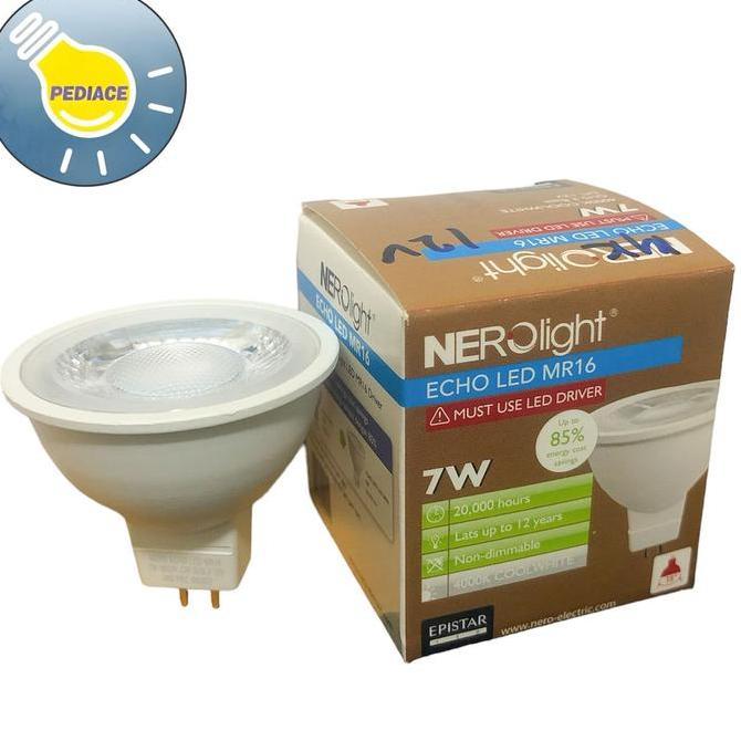 Lampu LED 7W Nerolight ECHO LED MR16 DC12V - CoolWhite / Natural 4000K