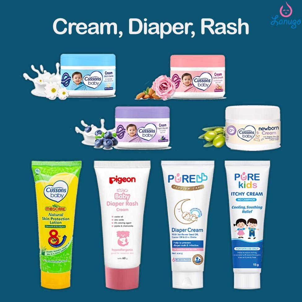 Cream 50 gr 100 gr / Diaper Rash Cream 60 gr / Itchy Cream / Cusson Baby Cream 50gr Newborn Mild/ Ru