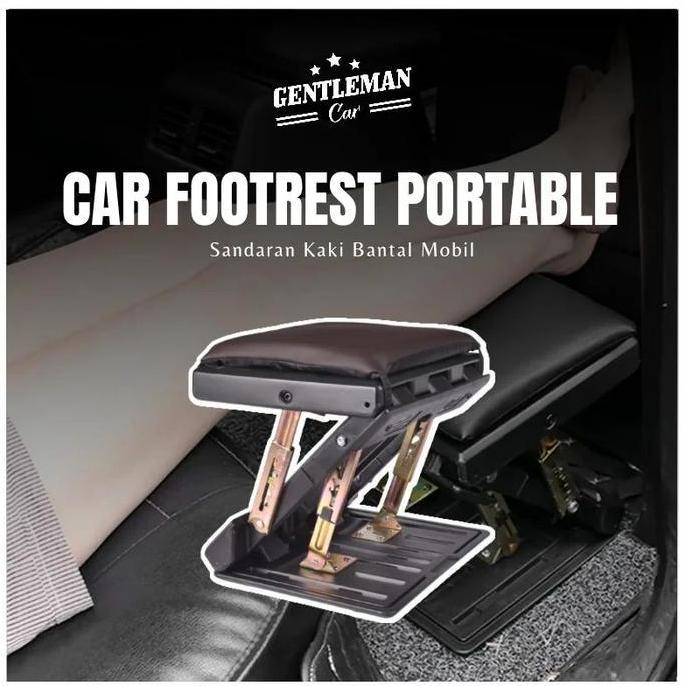 Sandalankseller - Car Footrest Portable Bantal Sandaran Kaki Mobil Foot Rest