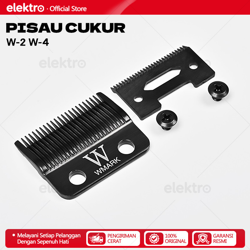 Pisau Clipper Wahl WMARK Hitam Sparepart Pengganti Untuk Cukur Rambut Jenggot Home Salon Barber