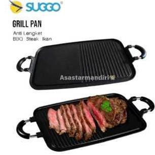Terjangkau Multi Gril Pan Anti Lengket/Long Grill Pan Bbq Suggo/Alat Panggangan Daging Anti Lengket