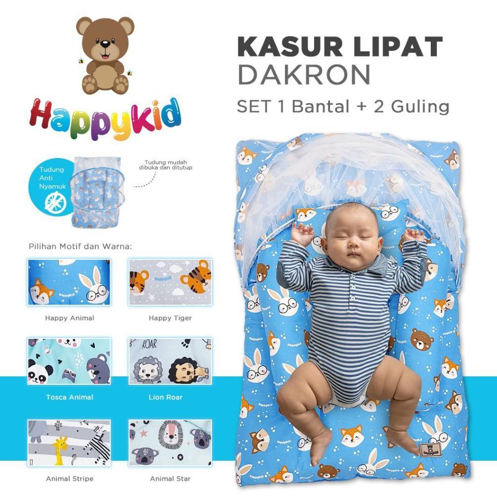 Kasur Bayi Set Kelambu / Kasur Kelambu Bayi Matras / Bantal Guling Bayi Set Murah / Kasur Lipat Bayi