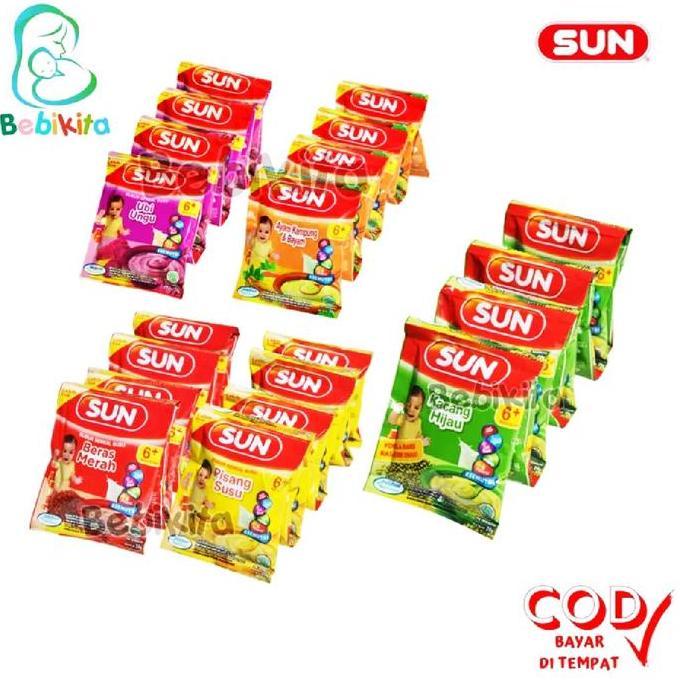 Sun bubur bayi 5 renceng 40 pcs VIP