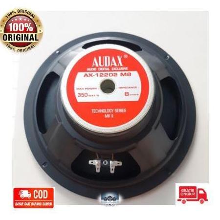 New- AUDAX Speaker 12 Inch Daya 350 Watt AX-12202 Full Range ASLI