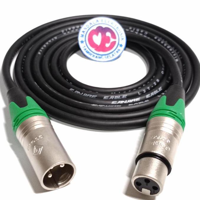 Kabel Jack XLR Male To Jack XLR Female 4 Meter