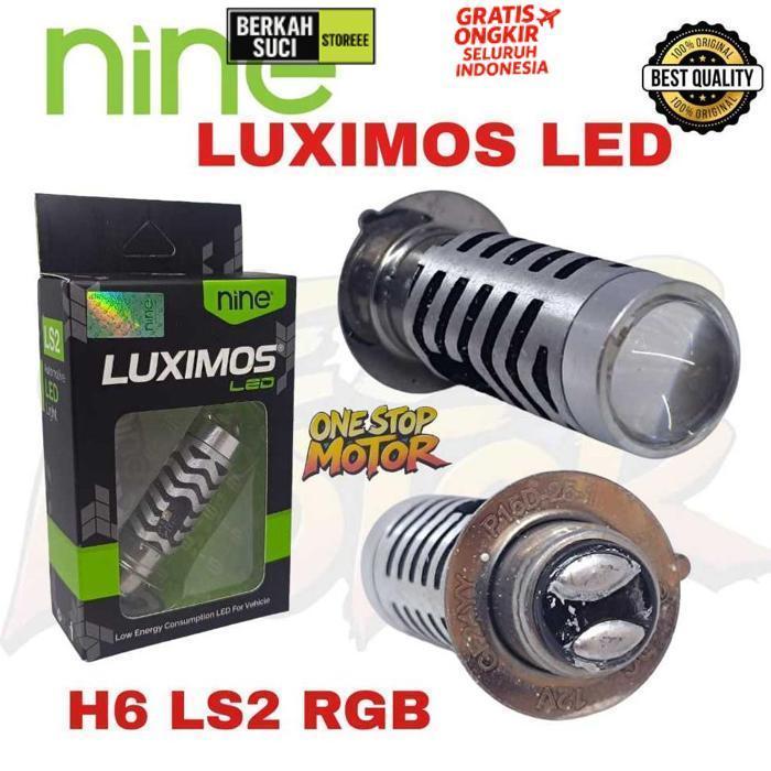 Promo Lampu Depan Laser Led Ls2 , Ls2 Rgb 2 In 1 Putih Kuning Pnp Bebek & Matic H6 Kaki 1 Asli Lumin
