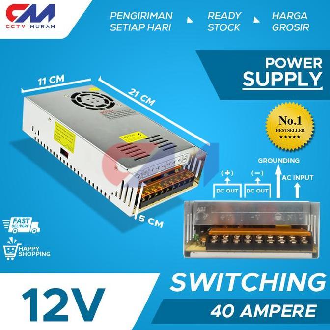 POWER SUPPLY 12V/40A SWITCHING