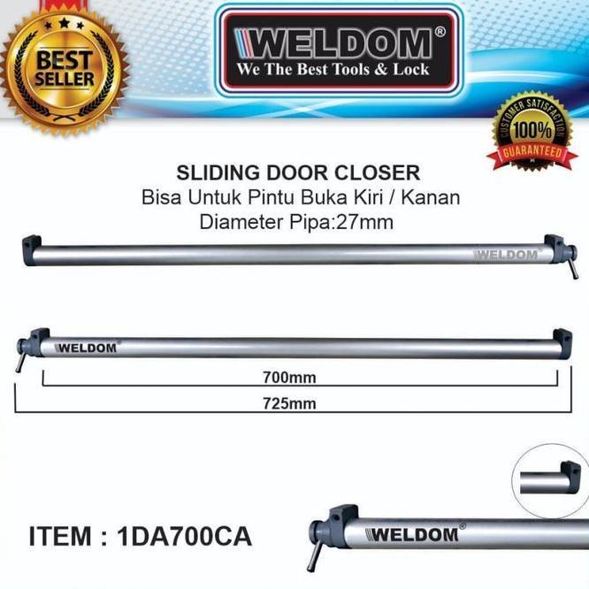 Sliding Door Closer/ Rel Penutup Pintu Geser Otomatis - Weldom
