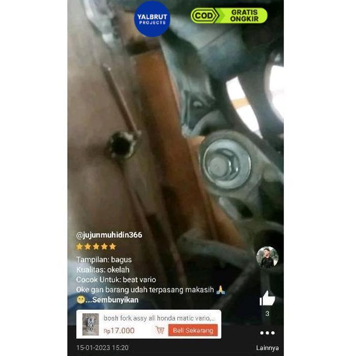 Promo Bosh Arm Vario 125 150 Bosh Arm Beat Karbu Beat Fi Bosh Arm Scoopy Bosh Arm Pcx Bosh Arm Adv B