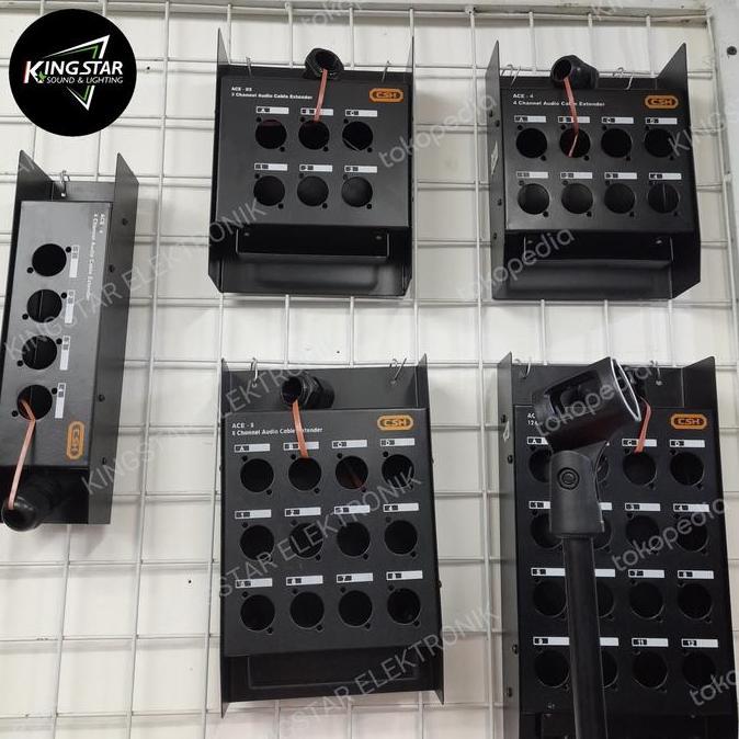 Box Snake 6 Channel Jungtion CSH Kotak Cable Audio Connector Tebal 6ch
