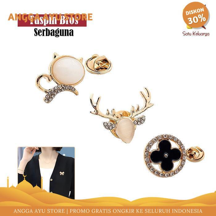 [COD] SK C1037 BROS PIN AKSESORIS HIJAB AKSEN MUTIARA MOTIF ELEGAN KUALITAS TERBAIK