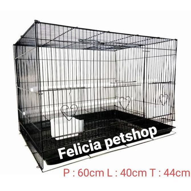 Gweenshand4 - Kandang Umbaran 6X4X44 Cm Untuk Burung, Kucing, Dan Kelinci Portable