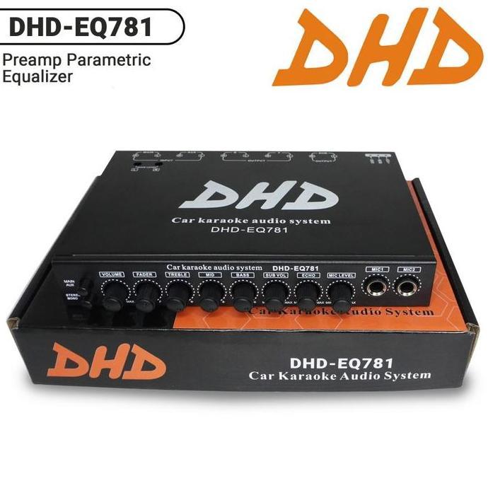 Parametric Equalizer Preamp Karaoke Mobil Dhd-Eq781