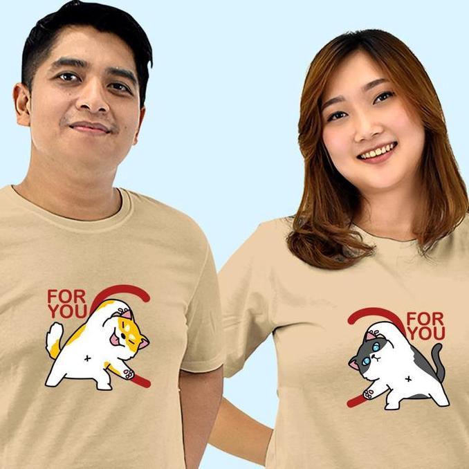 KAOS COUPLE BAJU PASANGAN JUMBO BAHAN KATUN