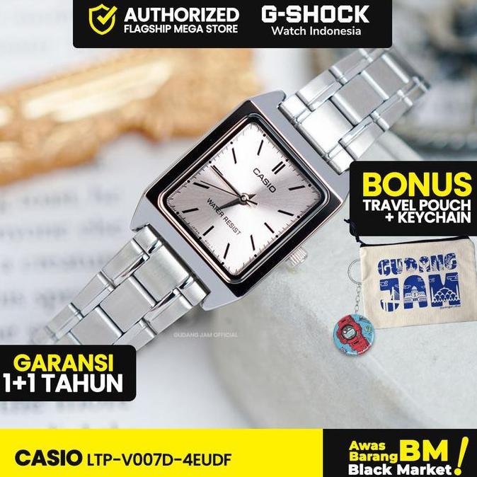 Casio General LTP-V007D-4EUDF | Jam Tangan Wanita Cewek | | Anti Air | Orinal | Casio Watches | LTP-