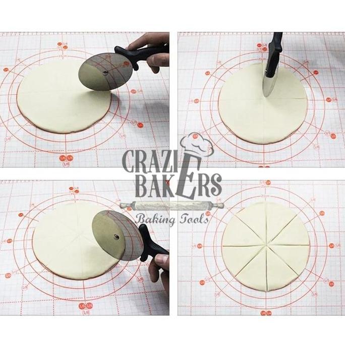 SILPAD NON-STICK MEASUREMENTS BAKING SILICONE MAT
